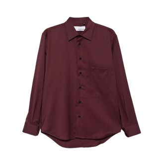 Costumein Camicia in Cotone - - Shirts - Uomo - Rosso - S