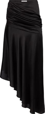 Nina Ricci Gonna asimmetrica e drappeggiata - Nero