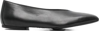 Rick Owens Zwarte Instap Vierkante Neus Schoenen - Dames - Ballerinas - Zwart - 36 EU - Schoenen