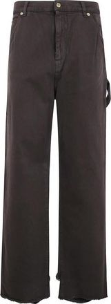 Darkpark Lisa Loose Fit Carpenter Denim - Dames - Regular Fit Jeans - Bruin - W27 - Denim - Jeans