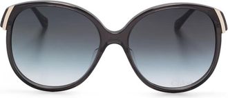 Chlo&eacute; Occhiali da sole oversize - Grigio