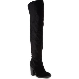 Kelsi Dagger Logan Over the Knee Boot in Black at Nordstrom, Size 11