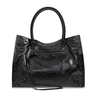 Balenciaga Handbags, female, Black, Size: ONE SIZE Le City Tote Small