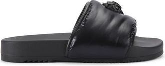 Kurt Geiger Eagle Head Puff Slide Sandal in Black at Nordstrom, Size 11