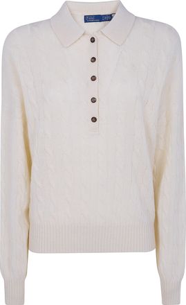 Ralph Lauren Sweater 100% Wool Cashmere Authentic Cream