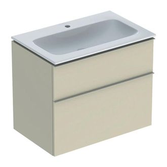 Keramag Keramag - Geberit Icon Set Mueble Lavabo Con Mueble Bajo Lavabo, 2 Cajones