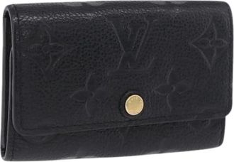 Louis Vuitton Pre-owned Vintage Key Case - Dames - Vintage Accessoires - Zwart - ONE Size - Leer - Vintage