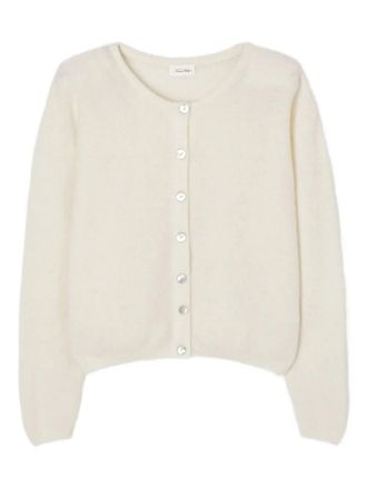 American Vintage Vitow crew-neck cardigan - Neutrals