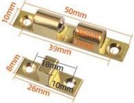 OEM Chiusura Per Anta Del Mobile, Chiusura A Sfera In Ottone, Chiusura A Doppia Sfera In Ottone, Chiusura A Doppio Rullo Per Armadi, Mobili, Armadi, Serra