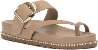 Vince Camuto Camilo Toe Loop Sandal in Tortilla at Nordstrom, Size 6.5