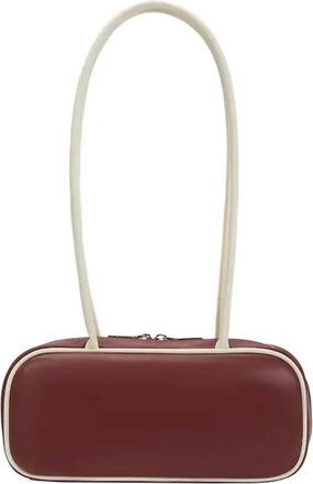 Melie Bianco Womens Micaela Vegan Shoulder Bag In Burgundy
