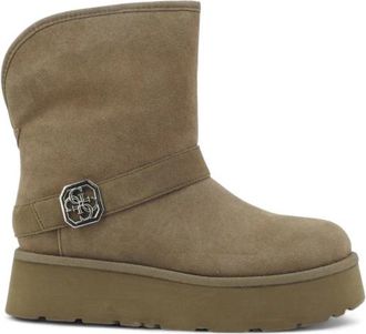 Guess Dolsay Su&egrave;de Enkelboot - Dames - Winterlaarzen - Bruin - 36 EU - Su&egrave;de - Schoenen