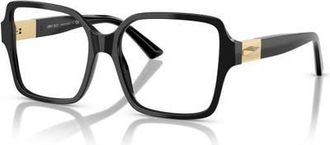 Jimmy Choo London 54mm Square optical glasses in Black at Nordstrom