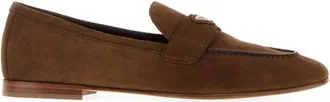 Prada Brown Suede Loafers