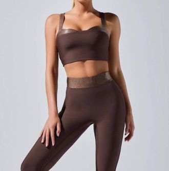 Heroine Sport Lina Sports Bra In Oak
