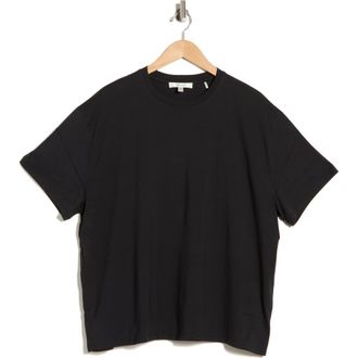 Frame Denim The Plus One Pima Cotton T-Shirt in Black at Nordstrom Rack, Size X-Small/small