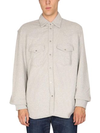 Diesel Grey Relaxed Overshirt