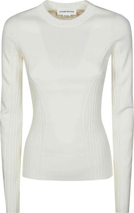 Victoria Beckham T Shirt Manica Lunga A Costine