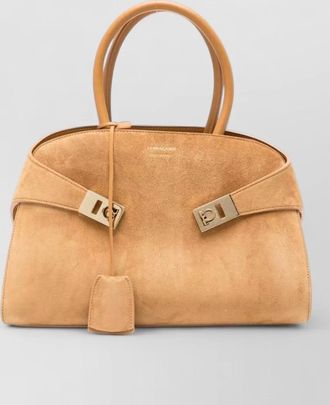 Ferragamo the hug bag small leather tote bag