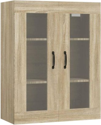 vidaXL Hanging Wall Cabinet Sonoma Oak 69.5x34x90 cm Vidaxl