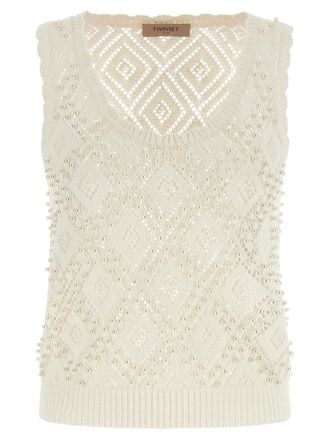 Twin-Set Perlenoberteil