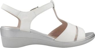 Stonefly Vanity III Wedges - Dames - Sleehakken - Wit - 38 EU - Schoenen