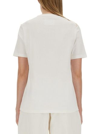Jil Sander Logo Cotton T-Shirt - White
