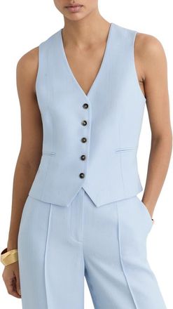 Reiss Magda Vest in Blue at Nordstrom, Size 12 Us