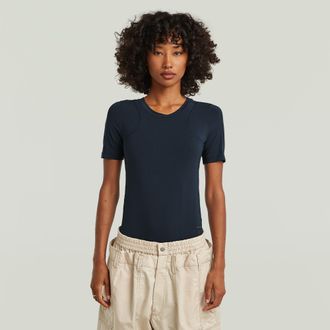 G-Star 2nd Skin Bodysuit T-Shirt - Donkerblauw - Dames