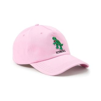 Iceberg Gabardine Baseball Cap - Heren - Petten - Roze - ONE Size - Katoen - Accessoires