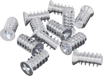 vidaXL Tornillo 10909 Uds. Plateado M6 X 12 Mm Hierro Vidaxl