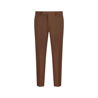 Pantaloni Torino Heren, Broeken, Bruin, Maat: XL Wol