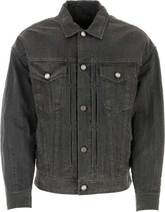 Juun.J Nylon Jas - Heren - Spijkerjassen - Grijs - M - Nylon - Jassen