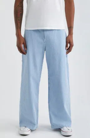 Elwood Pinstripe Pants in Blue Pinstripe at Nordstrom, Size 34
