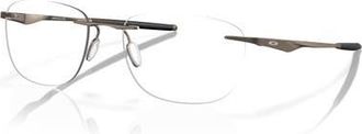 Oakley 53mm Rectangle optical glasses in Brown at Nordstrom