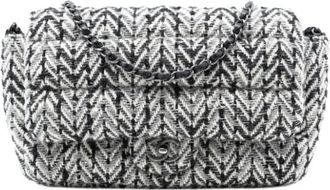 Chanel Pre-owned Tweed Flap Schoudertas - Dames - Vintage Schoudertas - Veelkleurig - ONE Size - Tweed - Vintage