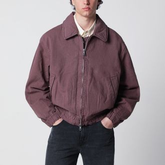 Our Legacy Command jacket in pink cotton and linen blend