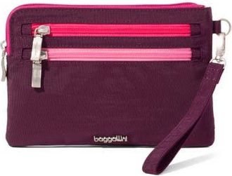 Baggallini RFID Currency Organizer Wristlet in Mulberry at Nordstrom