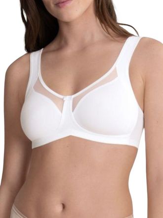 Anita Womens Clara Moulded Comfort Soft Cup Bra - White polyamide - Size 42G