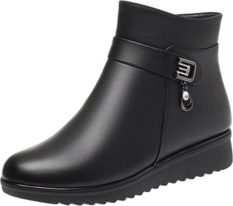 Generic Warm Winter Boots for Women Boots Soft and Comfortable Can Adapt To The Cold and Harsh Environment Long Boots for Women Uk (Black, 6.5)