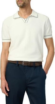 Joe's Jimmy Banlon Johnny Collar Polo Sweater in Natural at Nordstrom Rack, Size X-Large