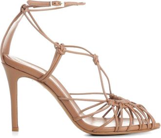 Forte_Forte Leder-Absatzsandalen