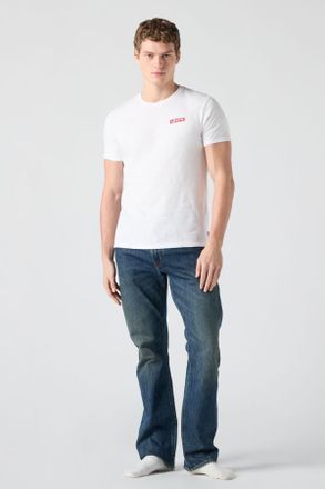 Levi's T-shirt girocollo stampata - Confezione da 2 - Uomo - 2XL - Multicolore / White+ Mineral Black