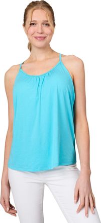 Free Country Womens Microtech Chill B Cool V-Neck Cami Top with Built-In Bra