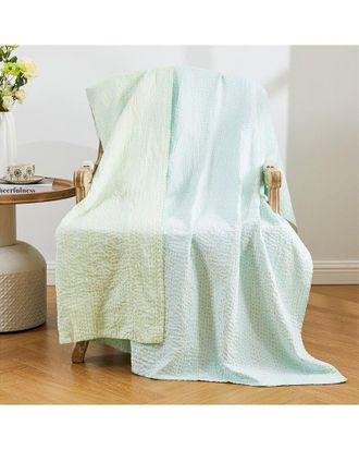 Melange Home M&eacute;lange Home Hand-Stitched Reversible Kantha Throw