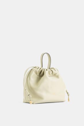 Chlo&eacute; Womens Icons Clutch Beige Nappa Lambskin