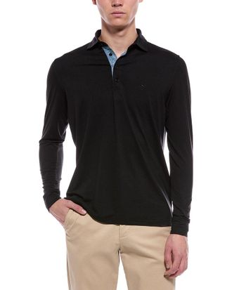 Tailorbyrd Tailorbyrd Brushed M&eacute;lange Polo Shirt