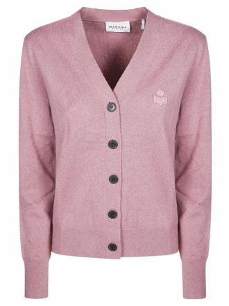 Isabel Marant Karinagz Soft V-Neck Knit Cardigan