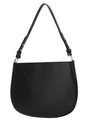 by FAR Womens Black Leather Issa Handbag Borse A Mano Bag