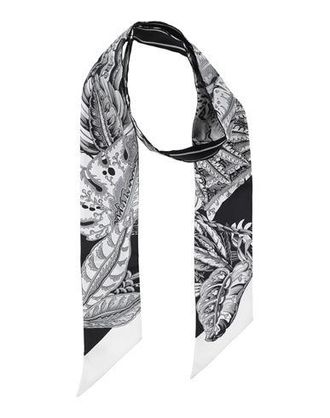 スカーフ Ferragamo Ivory Blue Silk Scarf With Giada Print Giada print silk scarf - Women | Ferragamo